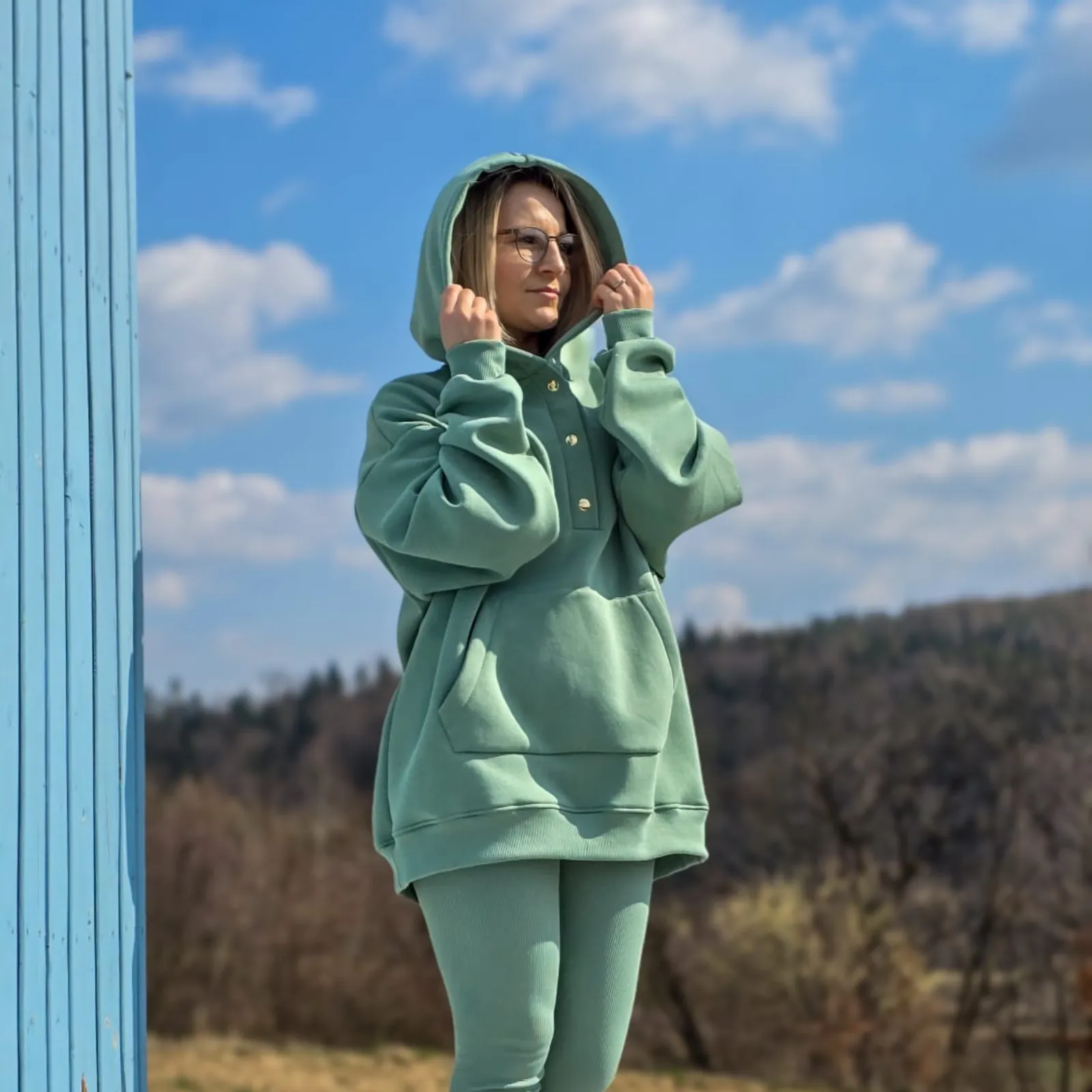 Bluza premium PISTACJA