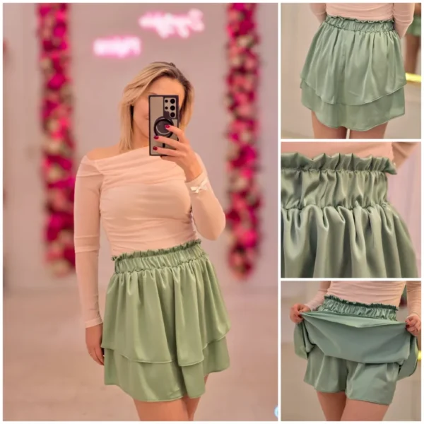 Spódnico - spodenki Aurora Pistacja Premium