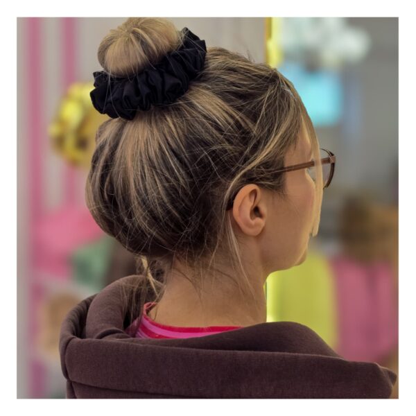 Frotki jedwab CZERŃ