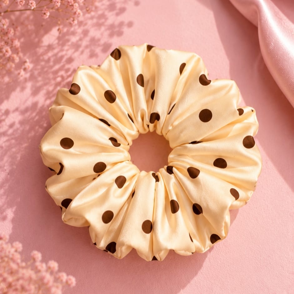 Frotka ŻÓŁTY PASTEL KROPKI